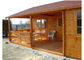 One Floor Outdoor Wooden House In 36mm 72mm 110mm Wall thickness