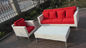 4pcs Outdoor rattan sofa set