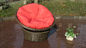 UV Resistant PE Rattan / Resin Wicker Rocking Chair For Indoor