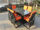 Contemporary Dining Set , UV Resistant KD Rattan Furniture Sets