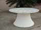 Hand-Woven Poly Rattan Garden Dining Sets With White Cushion