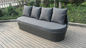 Waterproof Hotel Outdoor Rattan Sofa Set With Four Seat Couch