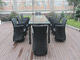  9pcs outdoor rattan dining set   
